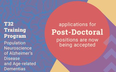 T32 Training Program now accepting applications for Post-Doc position