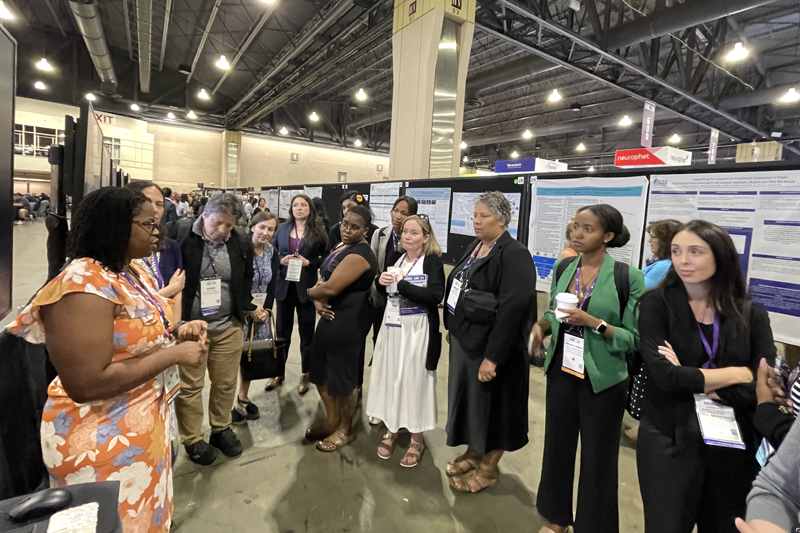 Dr. Shaaban chaired a Guided Poster Tour at AAIC 2024